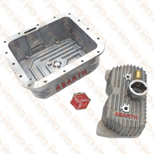 COPPA OLIO ABARTH COPERCHIO PUNTERIE ALTO SCRITTA ROSSA 2