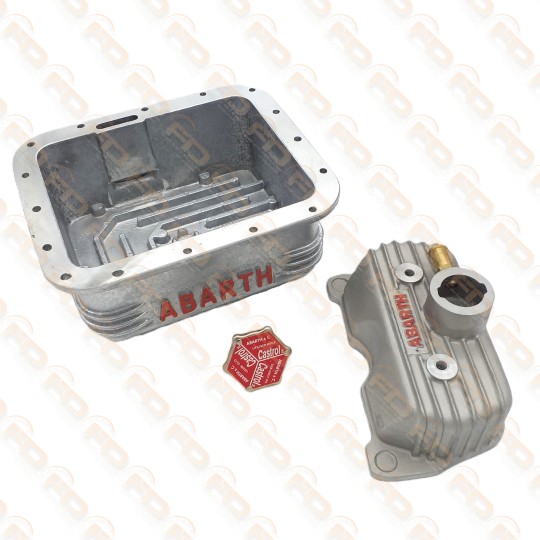 COPPA OLIO ABARTH COPERCHIO PUNTERIE BASSO SCRITTA ROSSA 2