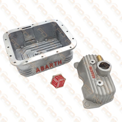 COPPA OLIO ABARTH COPERCHIO PUNTERIE BASSO SCRITTA ROSSA