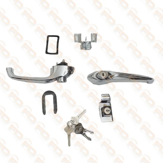 MANIGLE ESTERNE APERTURA PORTA E COFANO POSTERIORE UNICA CHIAVE FIAT 500 F/L/R