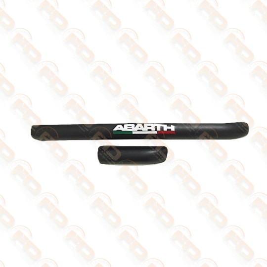 PARA GINOCCHIA ABARTH NERI RICAMATI FIAT 500