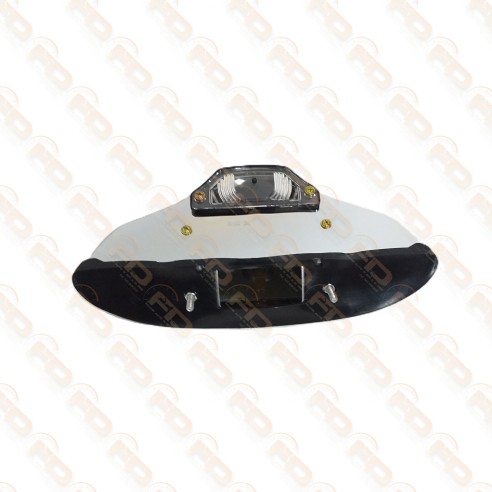 LUCE TARGA COMPLETO 500 PLASTICA CROMATA