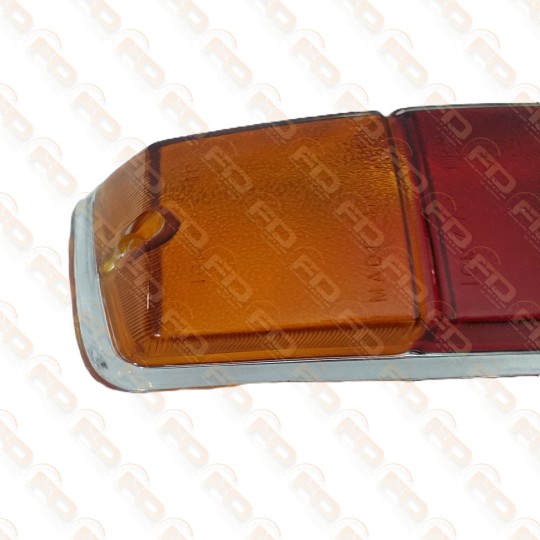 COPPIA PLASTICHE FANALI POSTERIORI LISCIO DI ALTA QUALITÀ FIAT 500 F/R