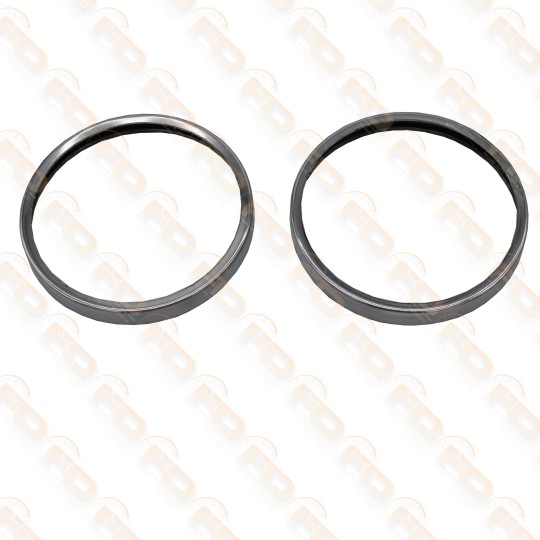 COPPIA CORNICI FARI ANTERIORI RIBASSATE PER FIAT 500F/L/R 2