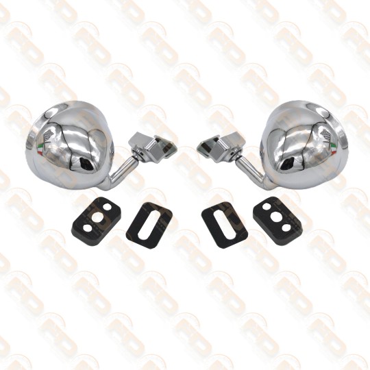 COPPIA SPECCHIETTI A GOCCIA CROMATI 2