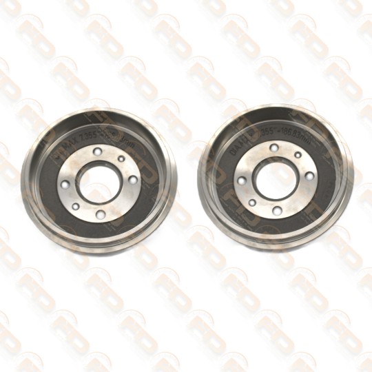 COPPIA TAMBURI PER FIAT 126 ANT. OP POST 2