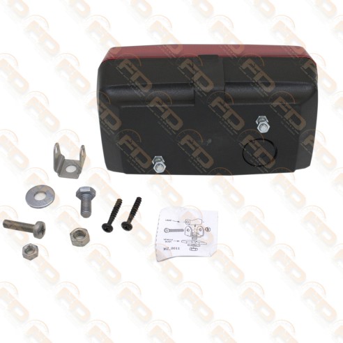 FANALINO POSTERIORE ROSSO LUCE ANTINEBBIA ADATTABILE A TUTTI I MODELLI DI VETTURA