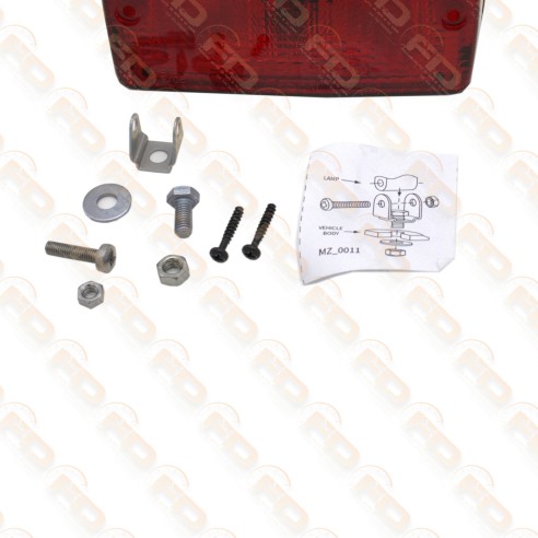 FANALINO POSTERIORE ROSSO LUCE ANTINEBBIA ADATTABILE A TUTTI I MODELLI DI VETTURA