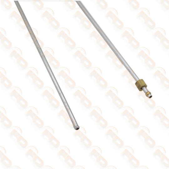 TUBO BENZINA IN METALLO FLESSIBILE CON RACCORDI FIAT 500 N D 2
