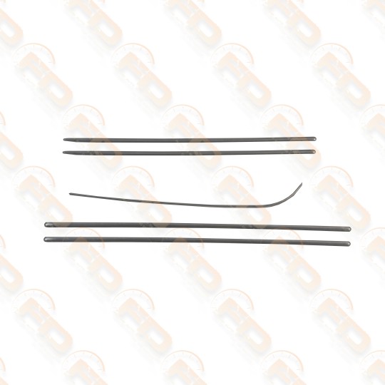 KIT 5 PEZZI MODANATURE ESTERNE PER FIAT 600 D E