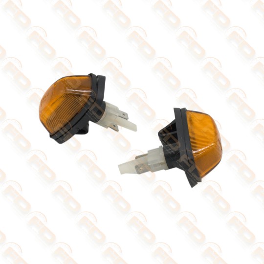FRECCE LATERALE COMPLETA - COLORE ARANCIONE - FIAT 126