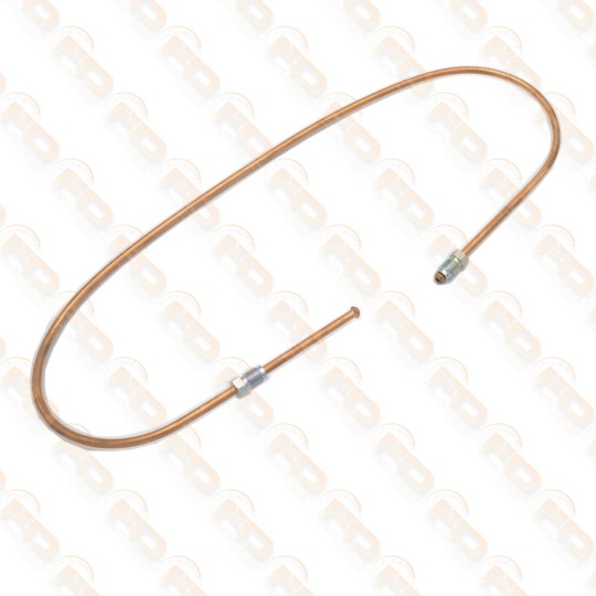 TUBO FRENO IN RAME - ANTERIORE DESTRO - FIAT 500 F (da telaio 1799302) - L - R - GIARDINIERA (da telaio 299234) 2