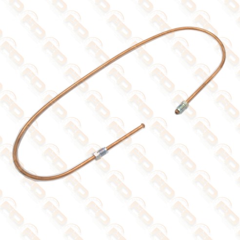 TUBO FRENO IN RAME - ANTERIORE DESTRO - FIAT 500 F (da telaio 1799302) - L - R - GIARDINIERA (da telaio 299234)