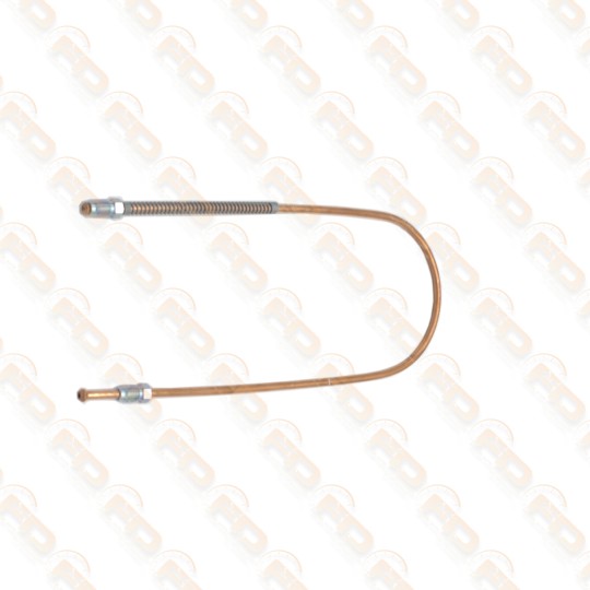 TUBO FRENO IN RAME - ANTERIORE SINISTRO - FIAT 500 F (da telaio 1799302) - L - R - GIARDINIERA (da telaio 299234) 2