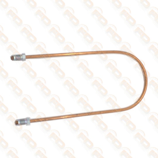 TUBO FRENO IN RAME - POSTERIORE DESTRO tra RACCORDO e TUBO FLESSIBILE - FIAT 500 F - L - R - GIARDINIERA