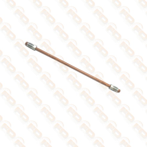 TUBO FRENO IN RAME - POSTERIORE SINISTRO tra RACCORDO e TUBO FLESSIBILE - FIAT 500 F  - L - R - GIARDINIERA