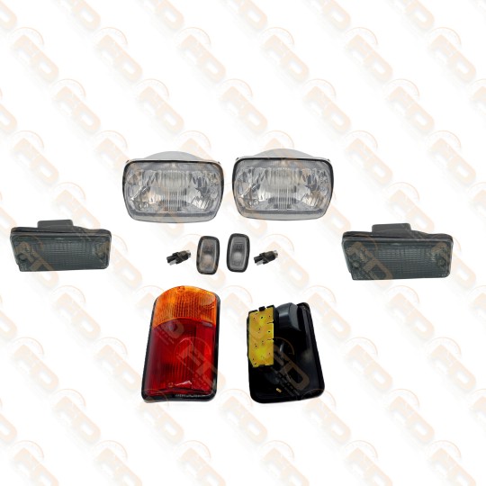KIT FANALERIA COMPLETA FIAT 126 BIANCO FARI POSTERIORE A 2 VITI