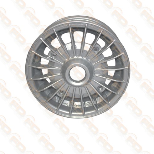 KIT 4 CERCHI TIPO GRIFO SILVER IN LEGA SPORTIVI PER FIAT 500 - 4,5 x 12 '