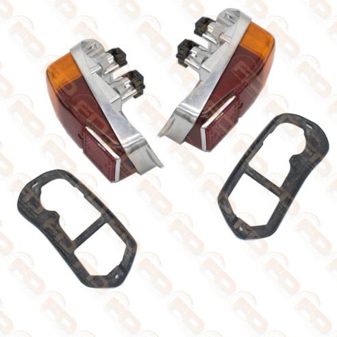 COPPIA FANALI POSTERIORI COMPLETI FIAT 600 D