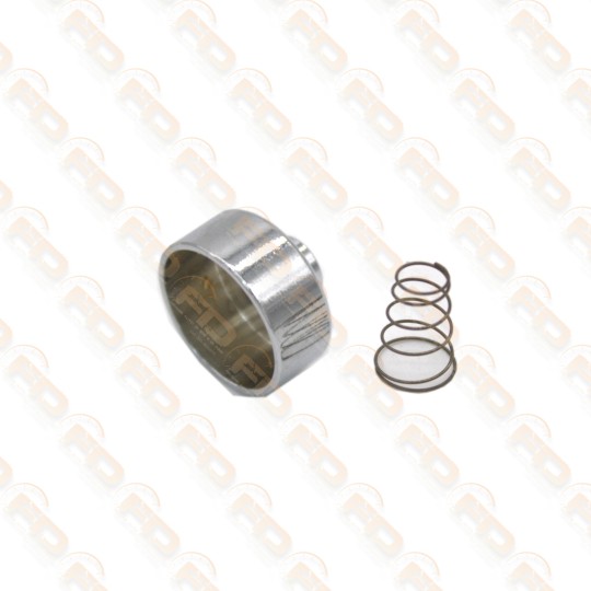 COPERCHIO CROMATO CON MOLLA PER PERNI DEI BRACCI TERGICRISTALLI FIAT 500 N D 2
