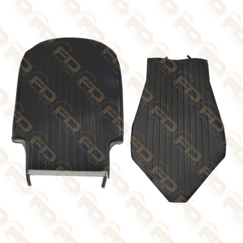 COPPIA FODERE SEDILI ANTERIORI IN SCAY NERO ALTA QUALITA' FIAT 500 L
