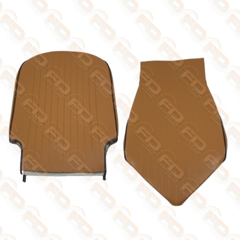 COPPIA FODERE SEDILI ANTERIORI IN SCAY OCRA ALTA QUALITA' FIAT 500 L