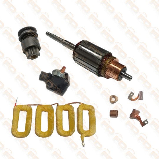 KIT REVISIONE MOTORINO AVVIAMENTO COMPLETO PER FIAT 500 F/L