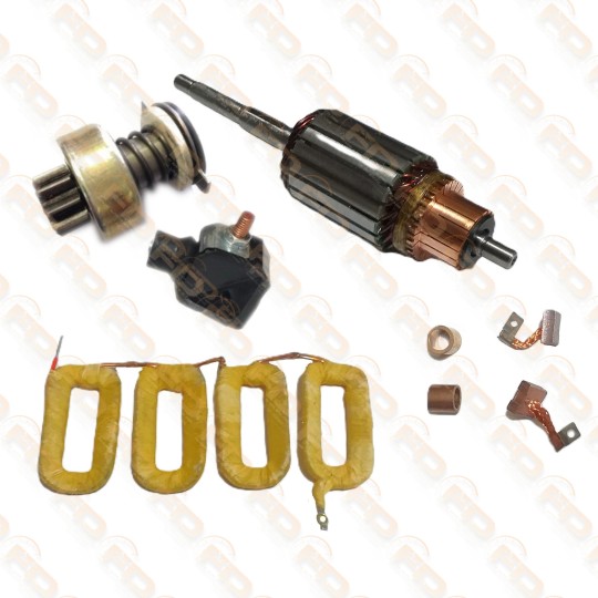 KIT REVISIONE MOTORINO AVVIAMENTO COMPLETO PER FIAT 500 R/126