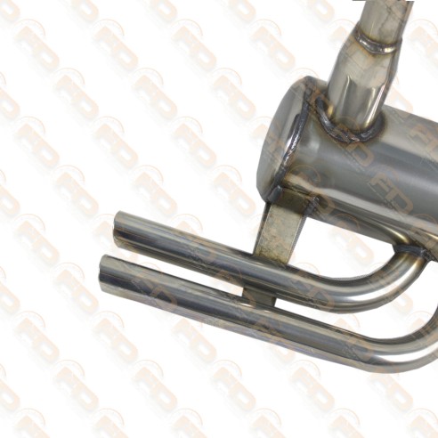 MARMITTA SPORTIVA TIPO RECORD MONZA INOX FIAT 500 R /126