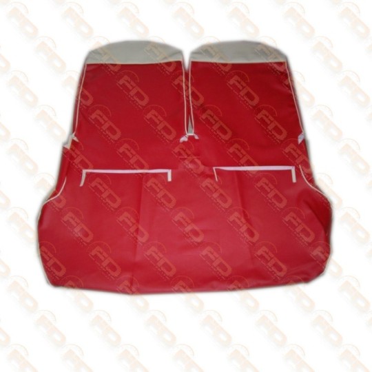 FODERE SEDILI IN SCAY ROSSO AUTOBIANCHI 500 GIARDINIERA