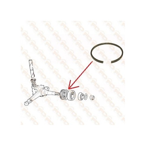 ANELLO ELASTICO DISTANZIALE CUSCINETII RUOTA ANTERIORE FIAT 500 N/D/F/L/R