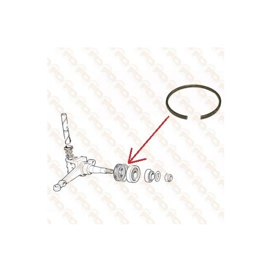 ANELLO ELASTICO DISTANZIALE CUSCINETII RUOTA ANTERIORE FIAT 500 N/D/F/L/R