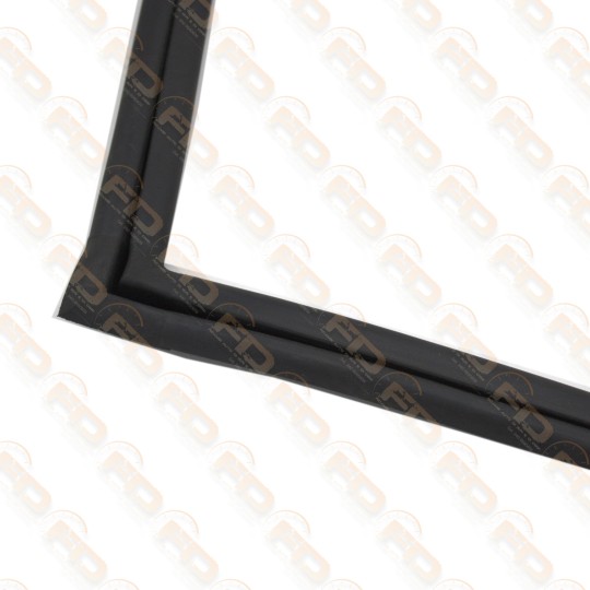 COPPIA GUARNIZIONI VETRO LATERALE POSTERIORE AUTOBIANCHI BIANCHINA E BERLINA 2