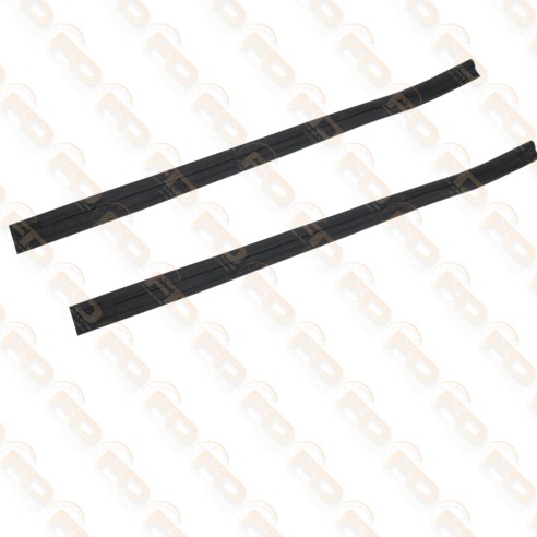 COPPIA GUARNIZIONI VETRO SCEDENTE PORTA AUTOBIANCHI BIANCHINA E BERLINA