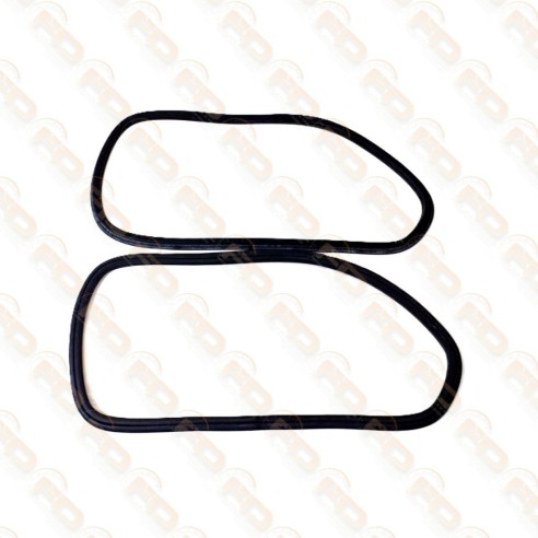 COPPIA GUARNIZIONI FISSI POSTERIORI CON ANIMA / INSERTO FIAT 600 D