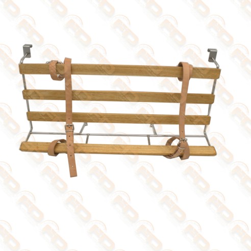 PORTAPACCHI CROMATO CON BACCHETTE IN LEGNO FIAT 600