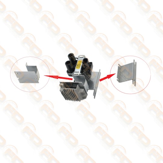 STRAFFE PER SUPPORTO BOBINA E CENTRALINA PER ACCENSIONE ELETTRONICA 2