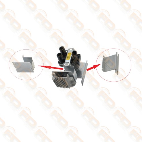STRAFFE PER SUPPORTO BOBINA E CENTRALINA PER ACCENSIONE ELETTRONICA